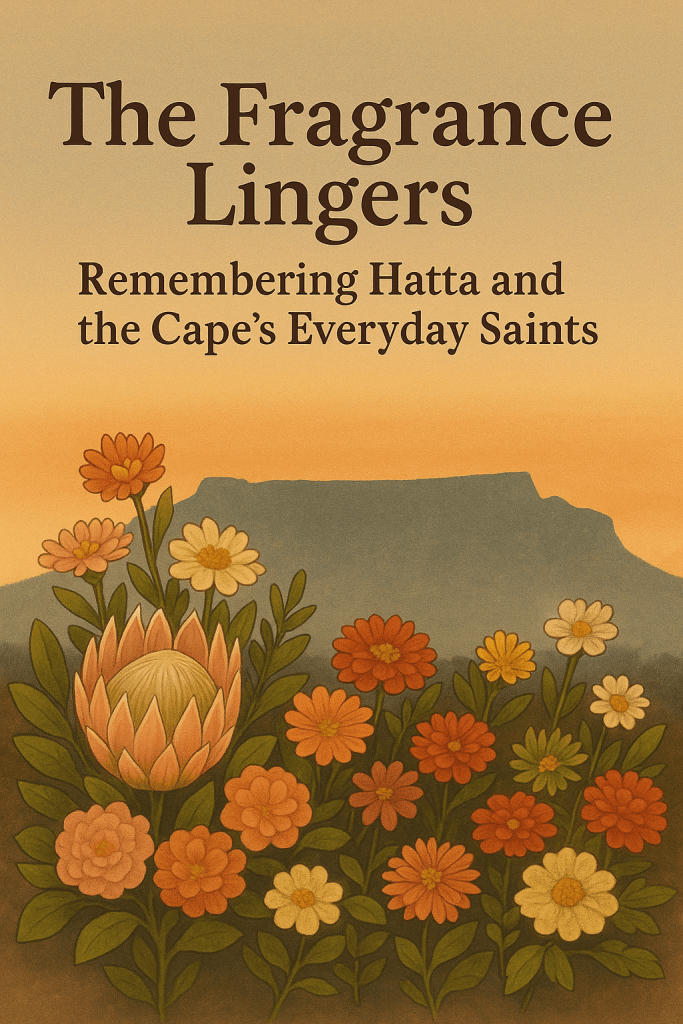 Banner image for blog titled ‘The Fragrance Lingers: Remembering Hatta and the Cape’s Everyday Saints’
